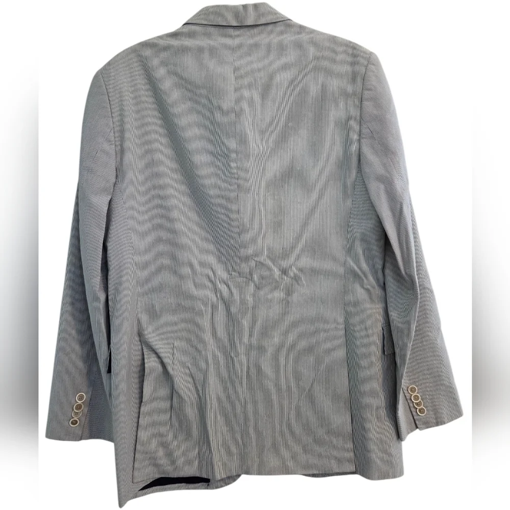 Carolina Herrera Gray Pinstripe Classic Suit for Formal Occasions